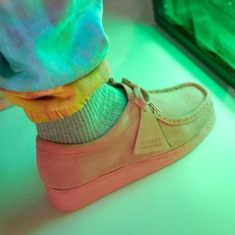 Clarks Neon Suede Wallabee SS20 Edit
