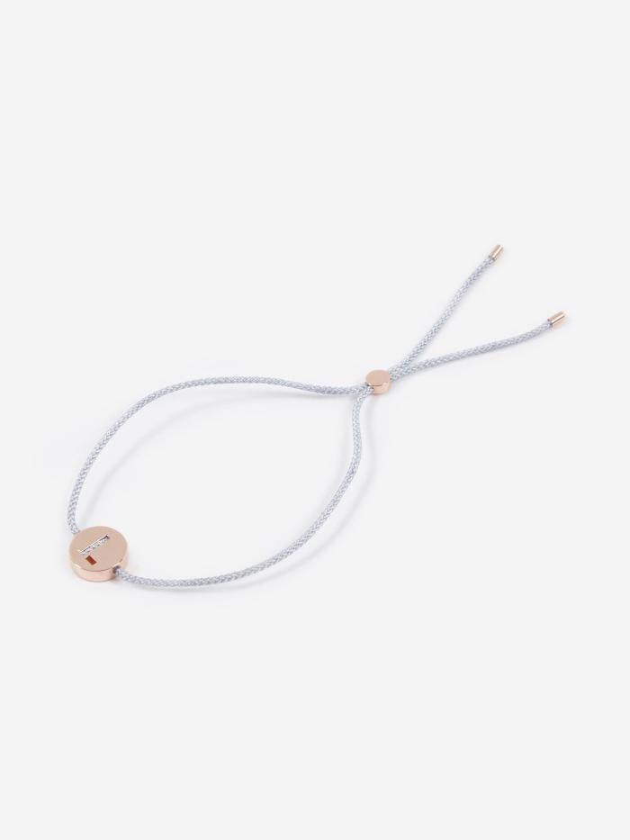 Ruifier Ruifier Grey Cord L Bracelet - Gold - Gold