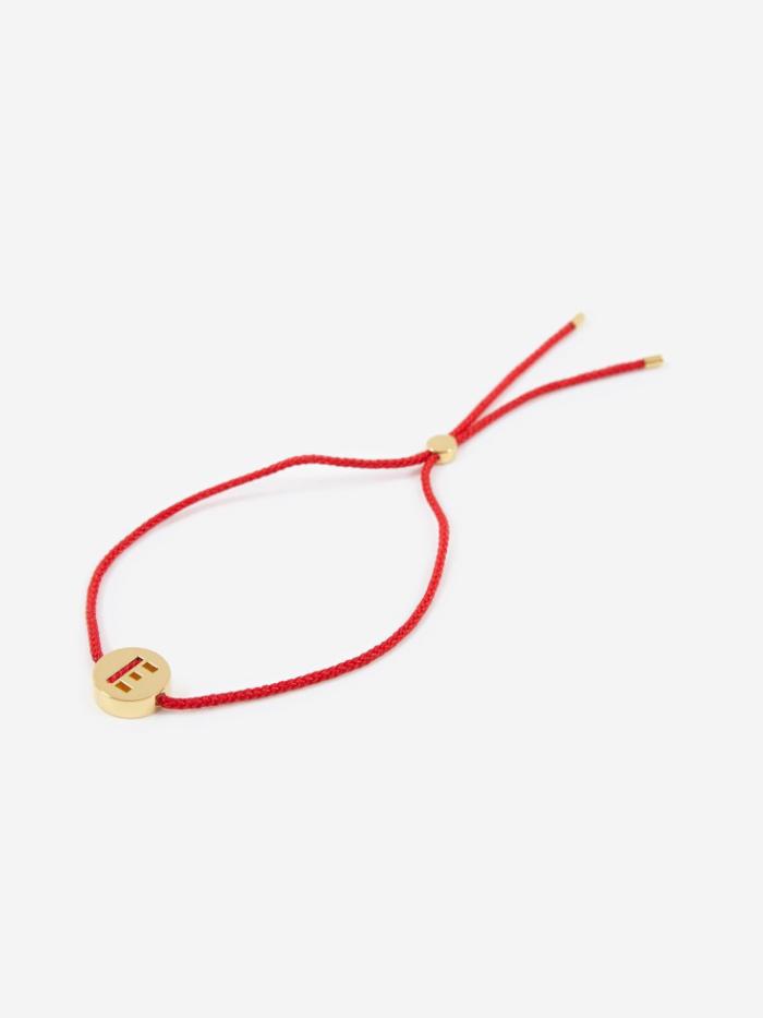 Ruifier Ruifier Red Cord E Bracelet - Red/Gold - Gold