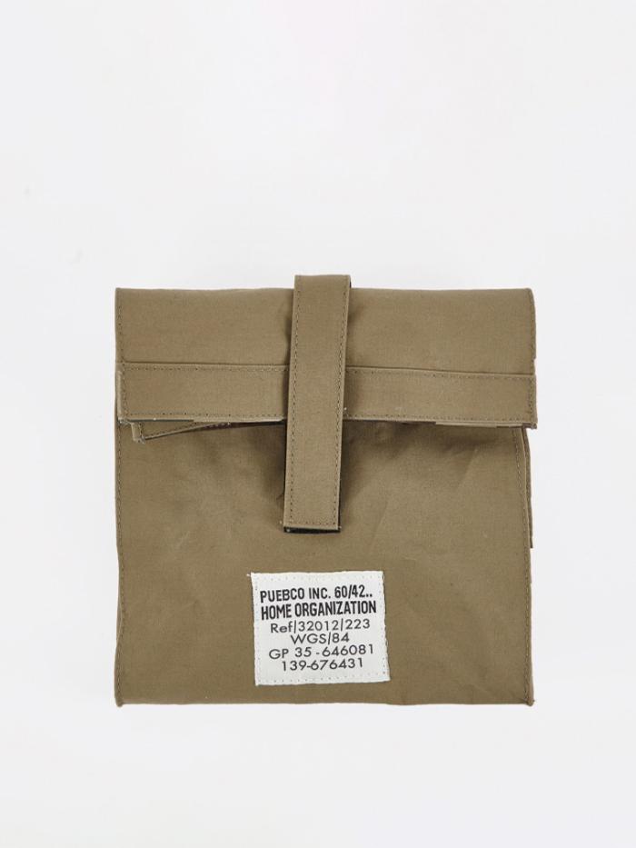 Puebco Puebco Laminated Fabric Lunch Box Bag - Olive - Other