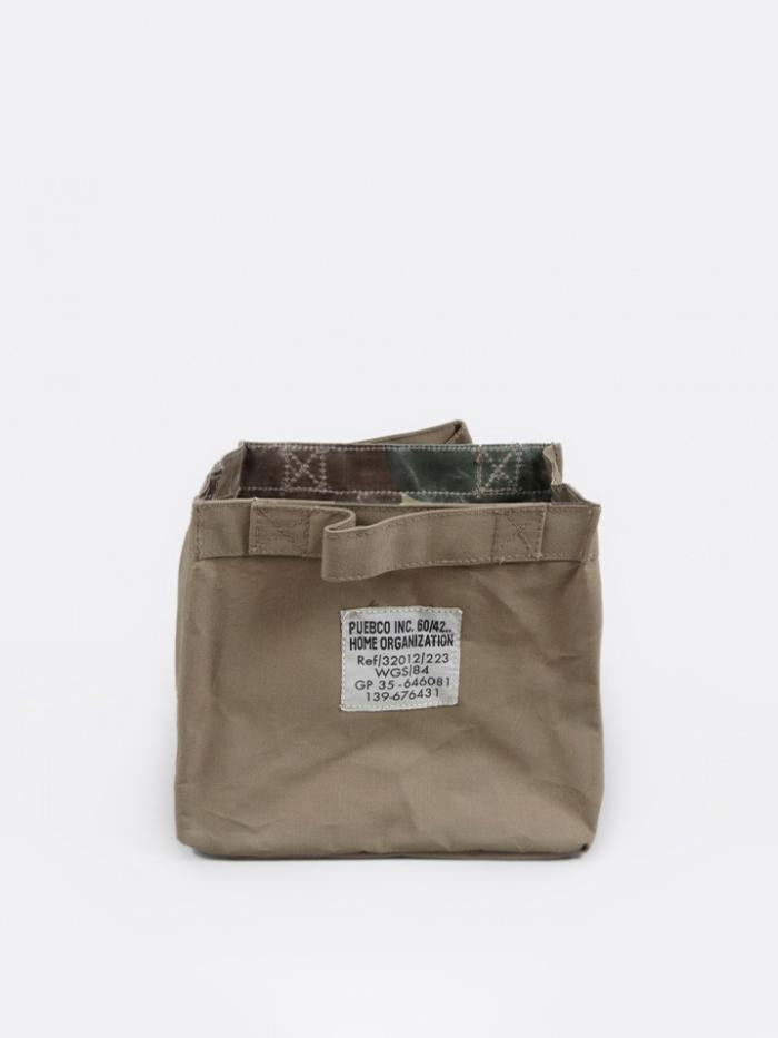 Puebco Puebco Laminated Fabric Organiser Square Small - Olive - Other