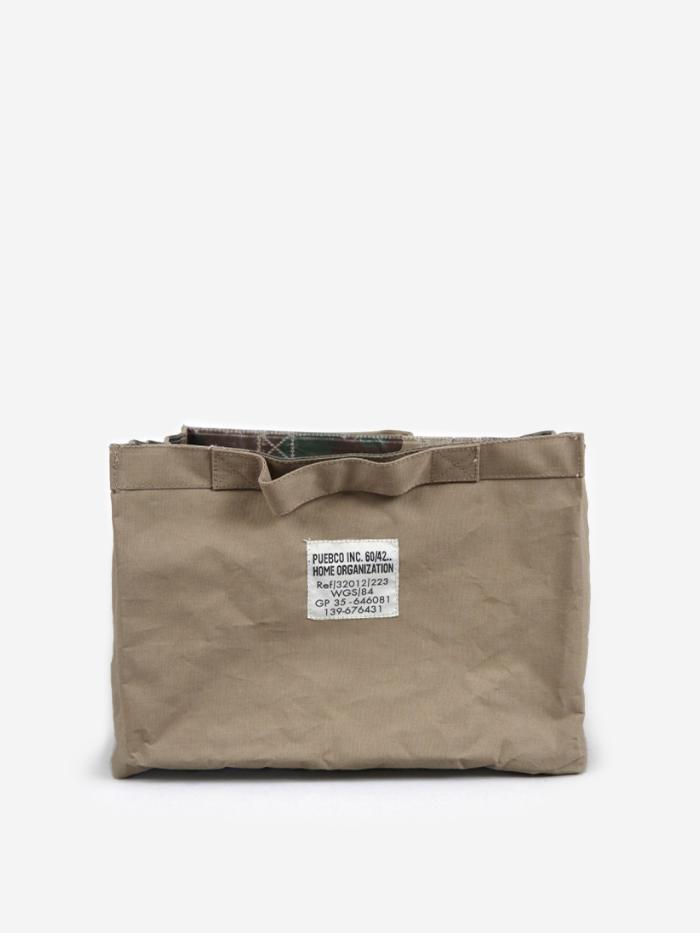 Puebco Puebco Laminated Fabric Organiser Square Large - Olive - Other
