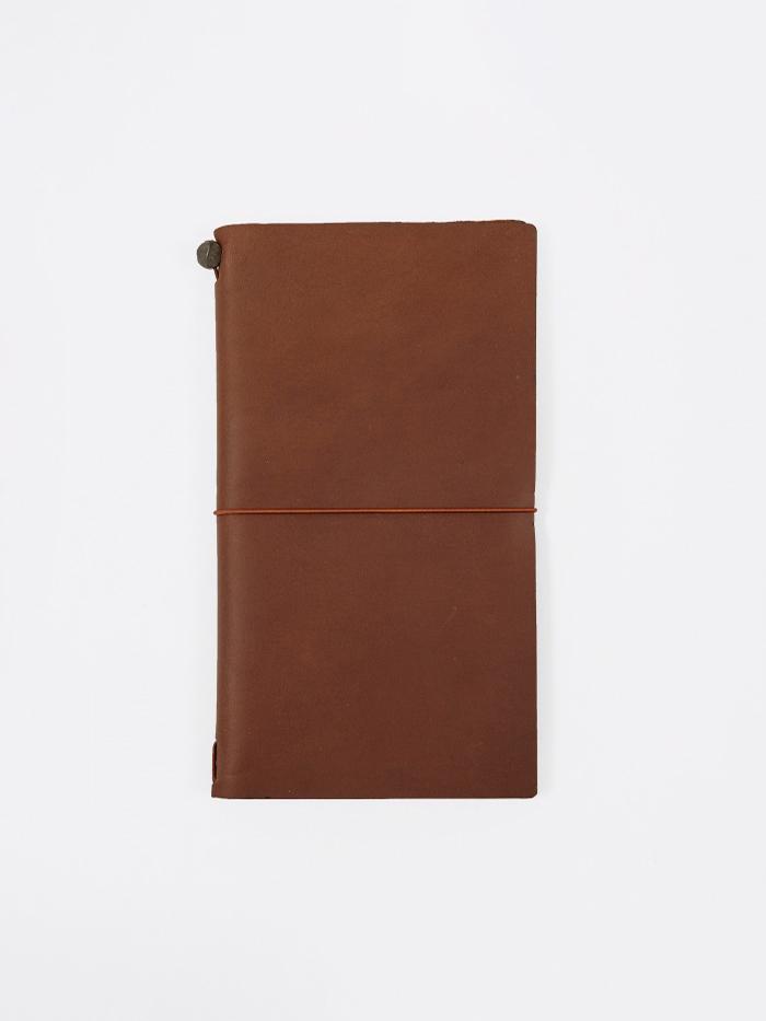 Midori Midori Travelers Notebook - Brown - Brown