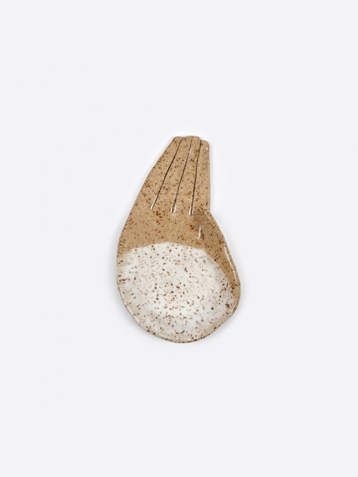 Hightide | Penco IIIVVVYYY Small Open Palm Plate - White Palm, Clear Fingers - Other