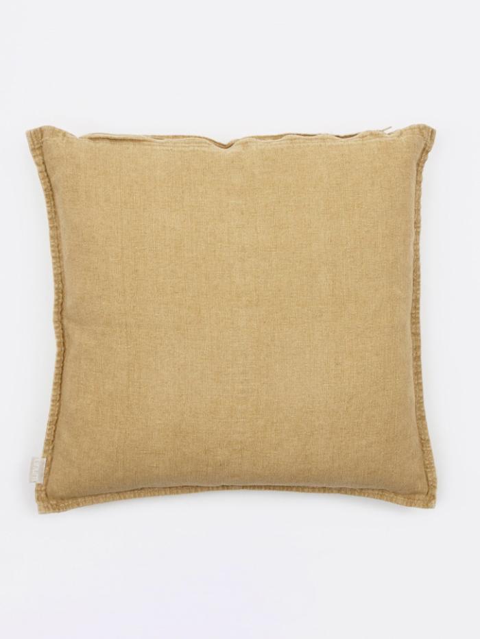 Linum Linum West Cushion 50x50cm - Straw Yellow - Yellow