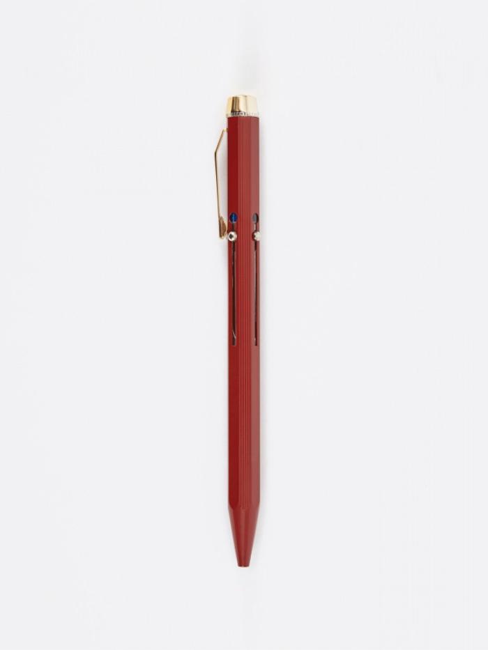 Hightide | Penco Hightide 4 Colour Ballpoint Pen - Red - Red