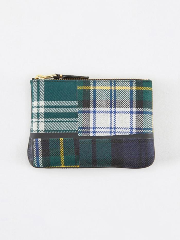 Comme des Garcons Wallets Comme des Garcons Wallets Tartan Patchwork (SA8100TP) - Green - Green