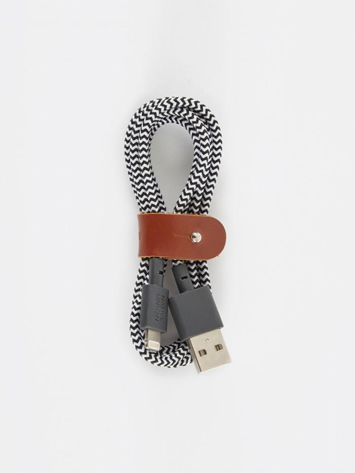 Native Union Native Union BELT Cable 1.2M - Zebra KV - Black