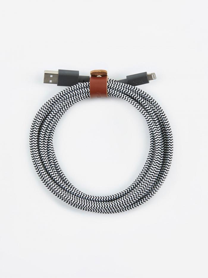 Native Union Native Union BELT Cable XL 3M - Zebra KV - Black