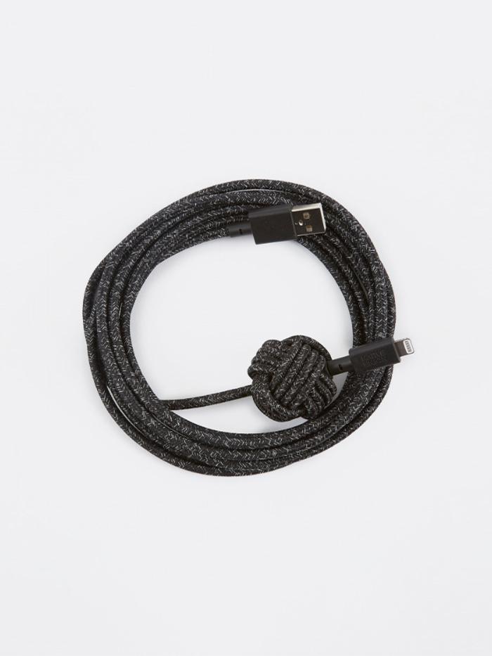 Native Union Native Union NIGHT Cable - Cosmos KV - Black