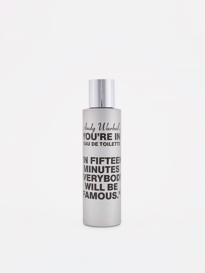 Comme des Garcons Parfums CDG x Andy Warhol You're In In Fifteen Minutes Everybody Will - 100ml - Silver