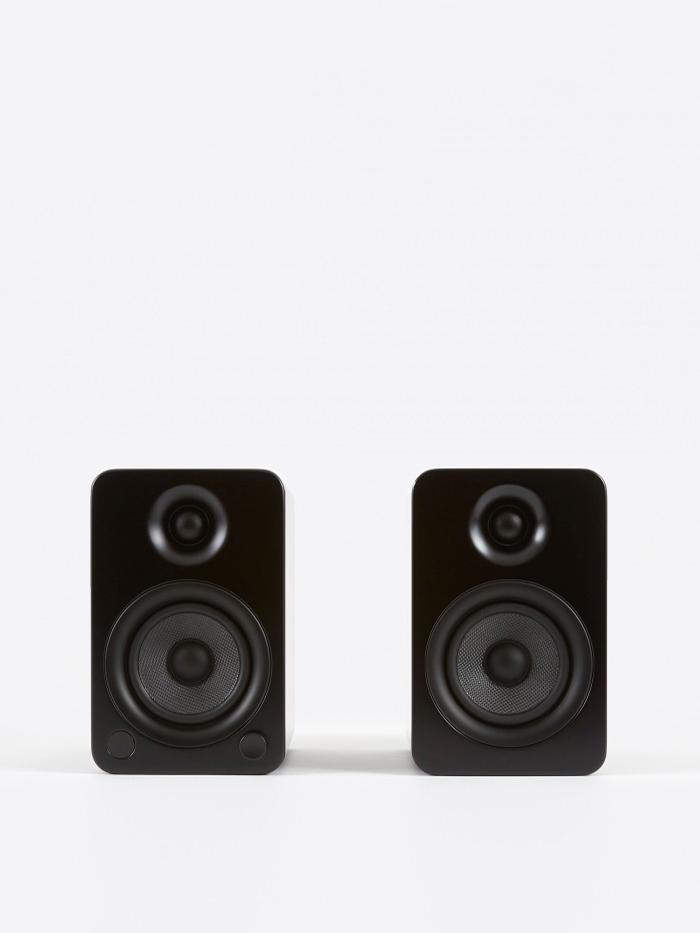 Kanto Kanto YU4 Powered Bookshelf Speakers - Matte Black - Black