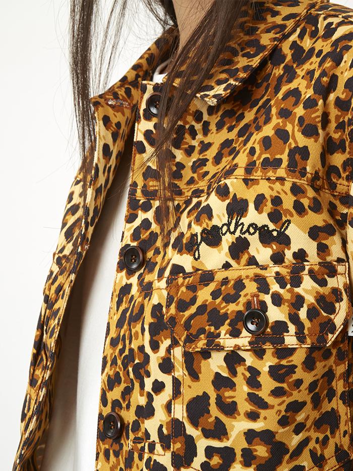 Neul Neul x Goodhood Trucker Jacket - Leopard Print - Animal Print