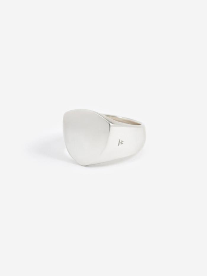 Tom Wood Tom Wood Polished Shield Ring - Silver - Silver
