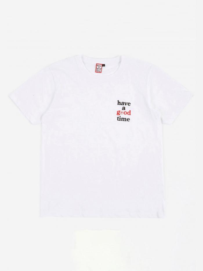 Have A Good Time Have A Good Time x Goodhood Logo T-Shirt - White - White