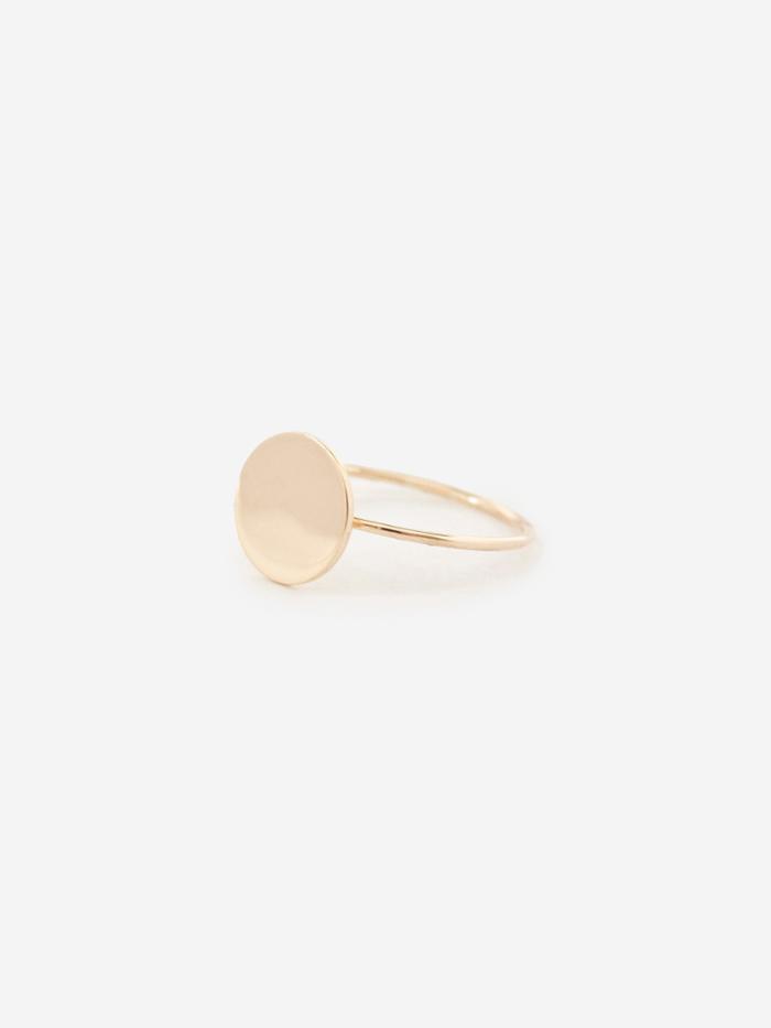 Sarah & Sebastian Sarah & Sebastian Small Disc Ring - Gold - Gold