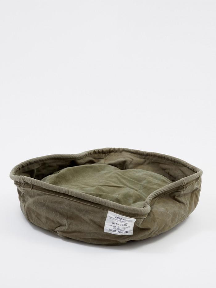 Puebco Puebco Vintage Tent Fabric Pet Bed - Large - Neutrals