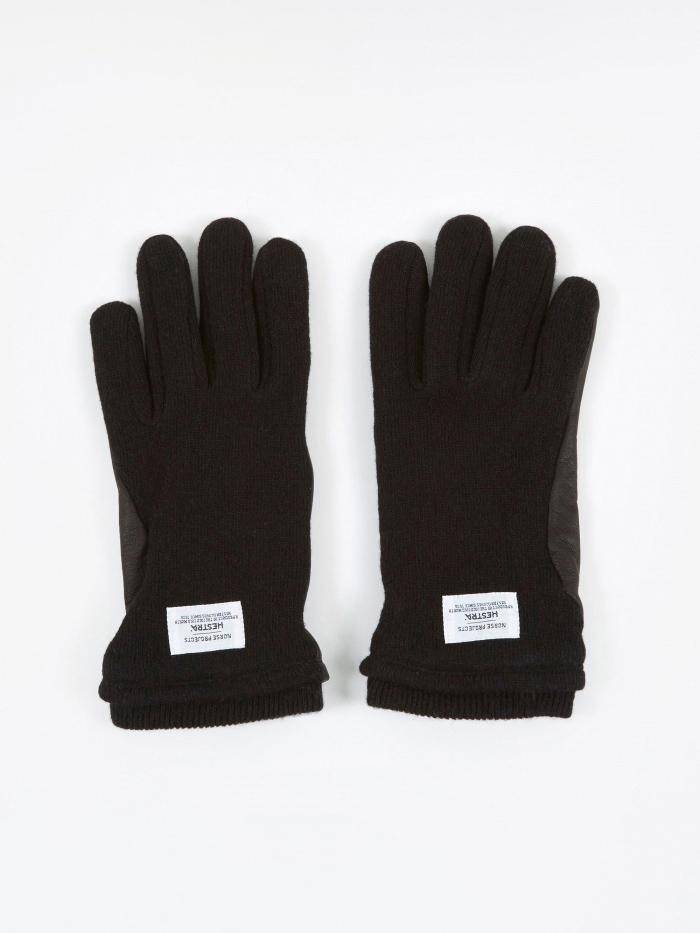 Norse Projects Norse Projects x Hestra Svante Gloves - Black - Black