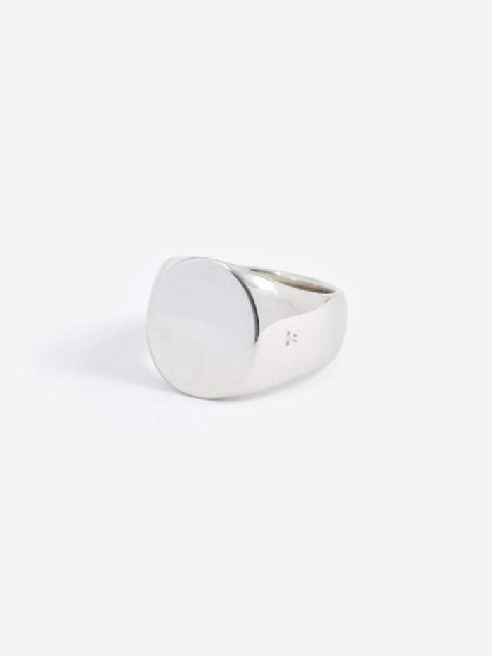 Tom Wood Tom Wood Polished Oval Ring - Silver - Silver