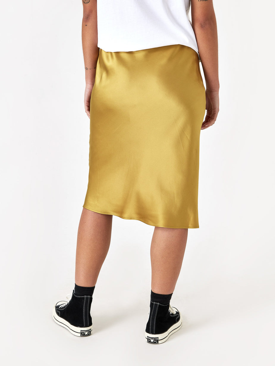 6397 6397 Drawstring Skirt - Gold - Gold