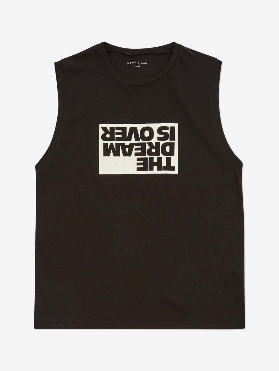 6397 6397 Dream Sleeveless Muscle Top - Black - Black