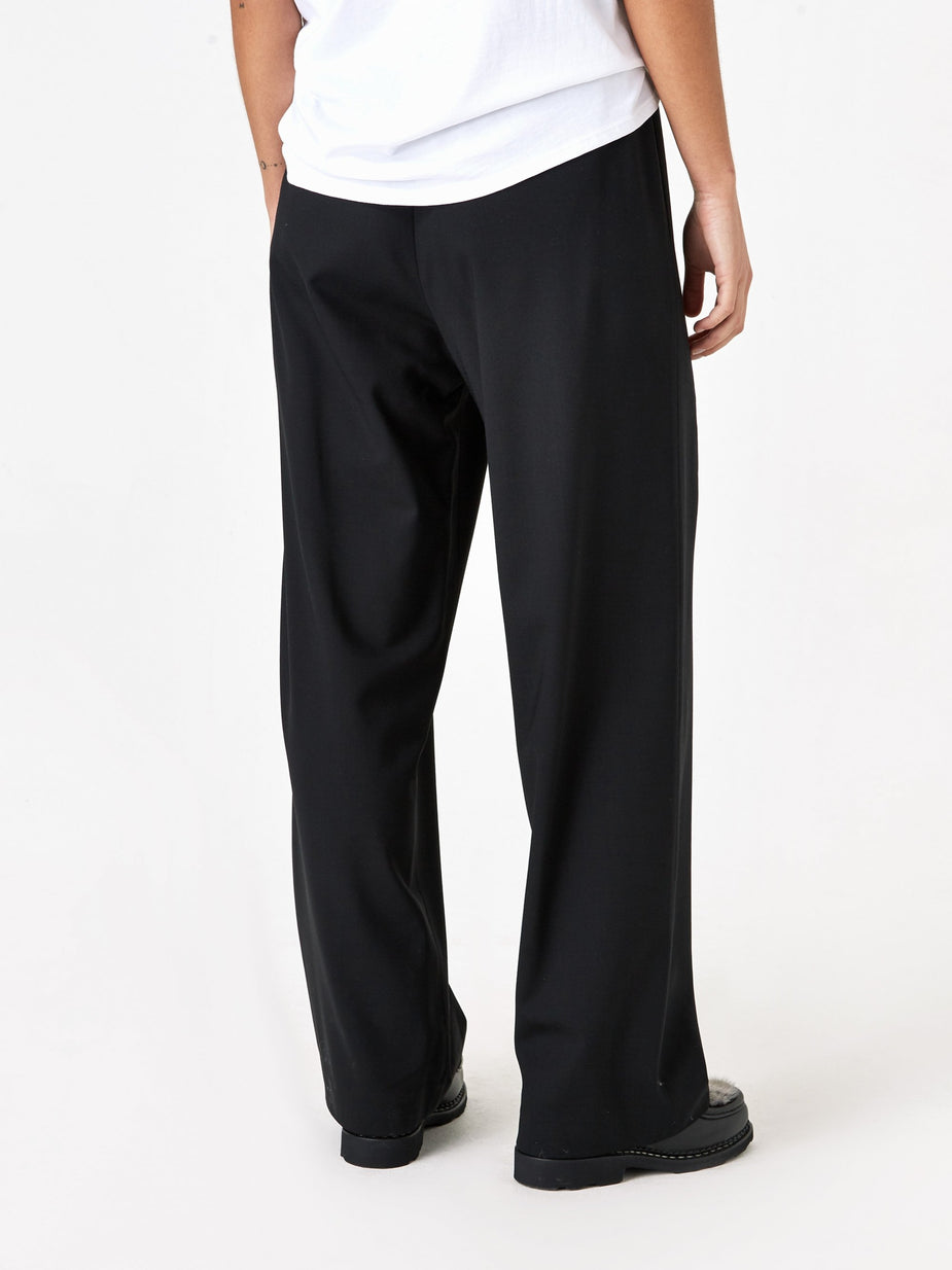 6397 6397 Long Wide Leg Pull On Trouser - Black - Black