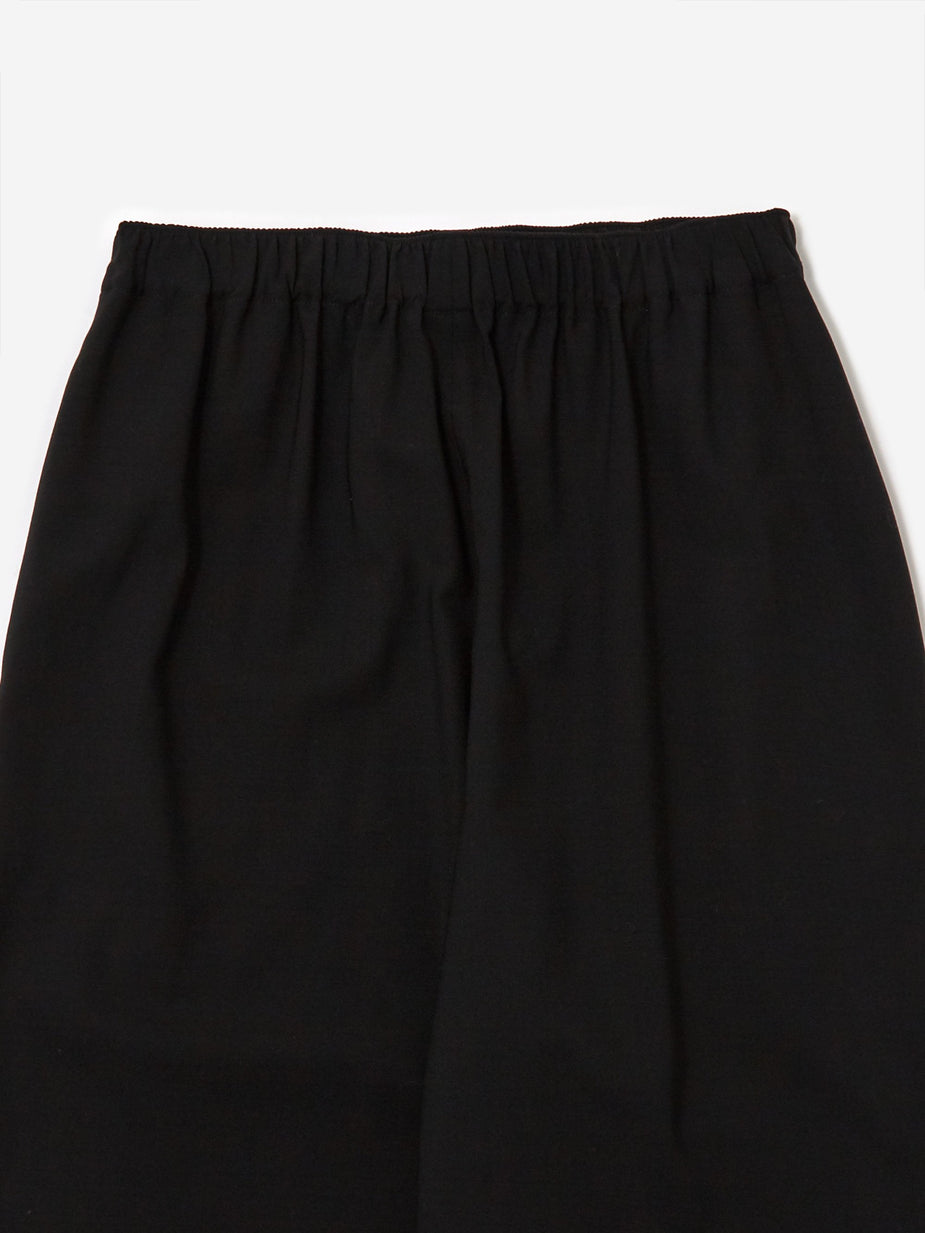 6397 6397 Long Wide Leg Pull On Trouser - Black - Black