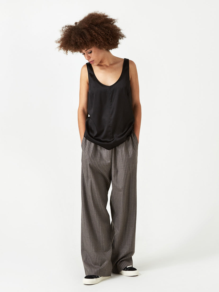 6397 6397 Silk Tank - Slate - Grey