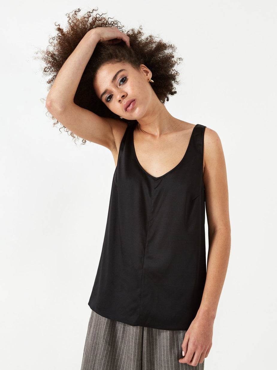 6397 6397 Silk Tank - Slate - Grey
