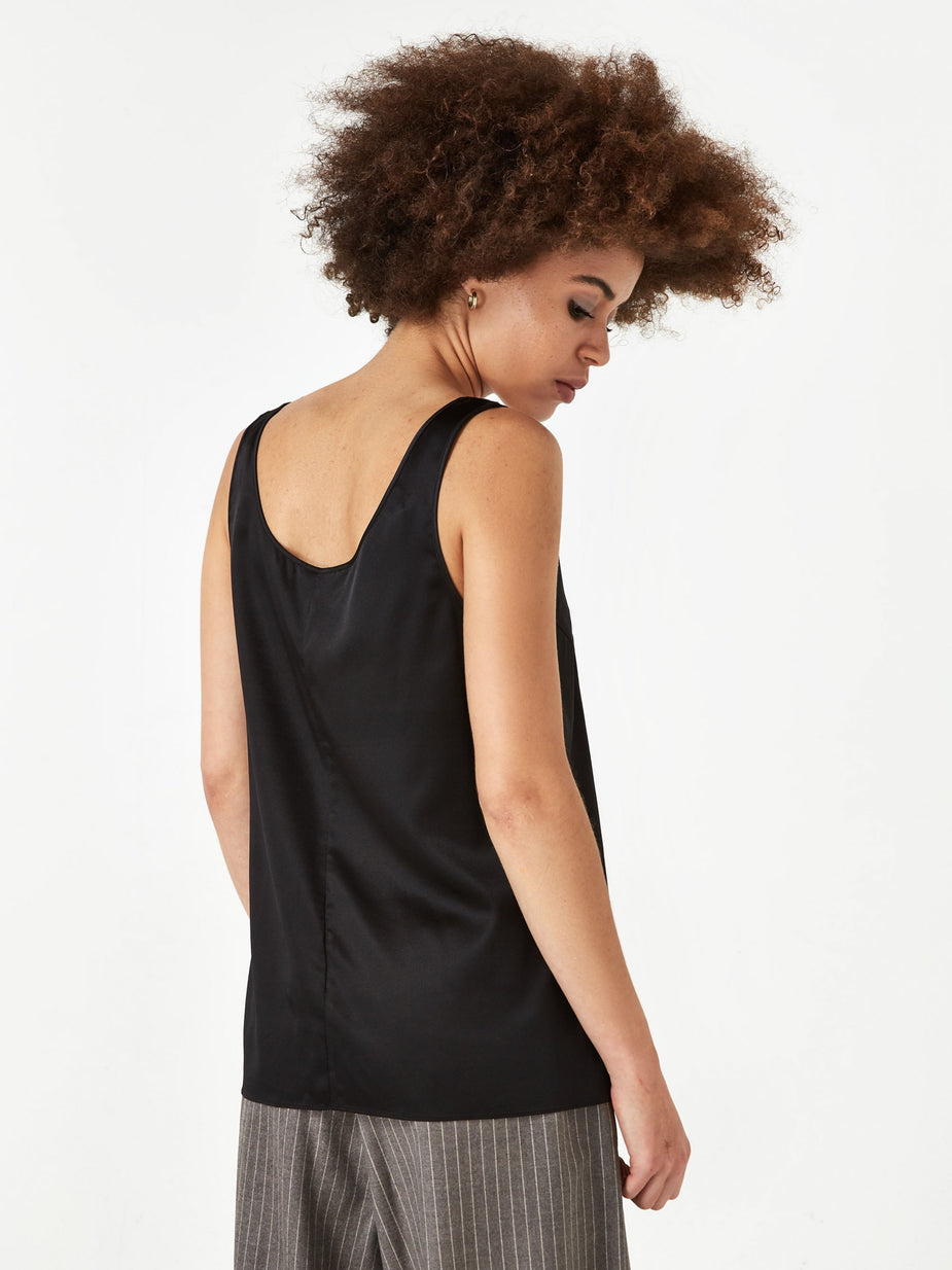 6397 6397 Silk Tank - Slate - Grey