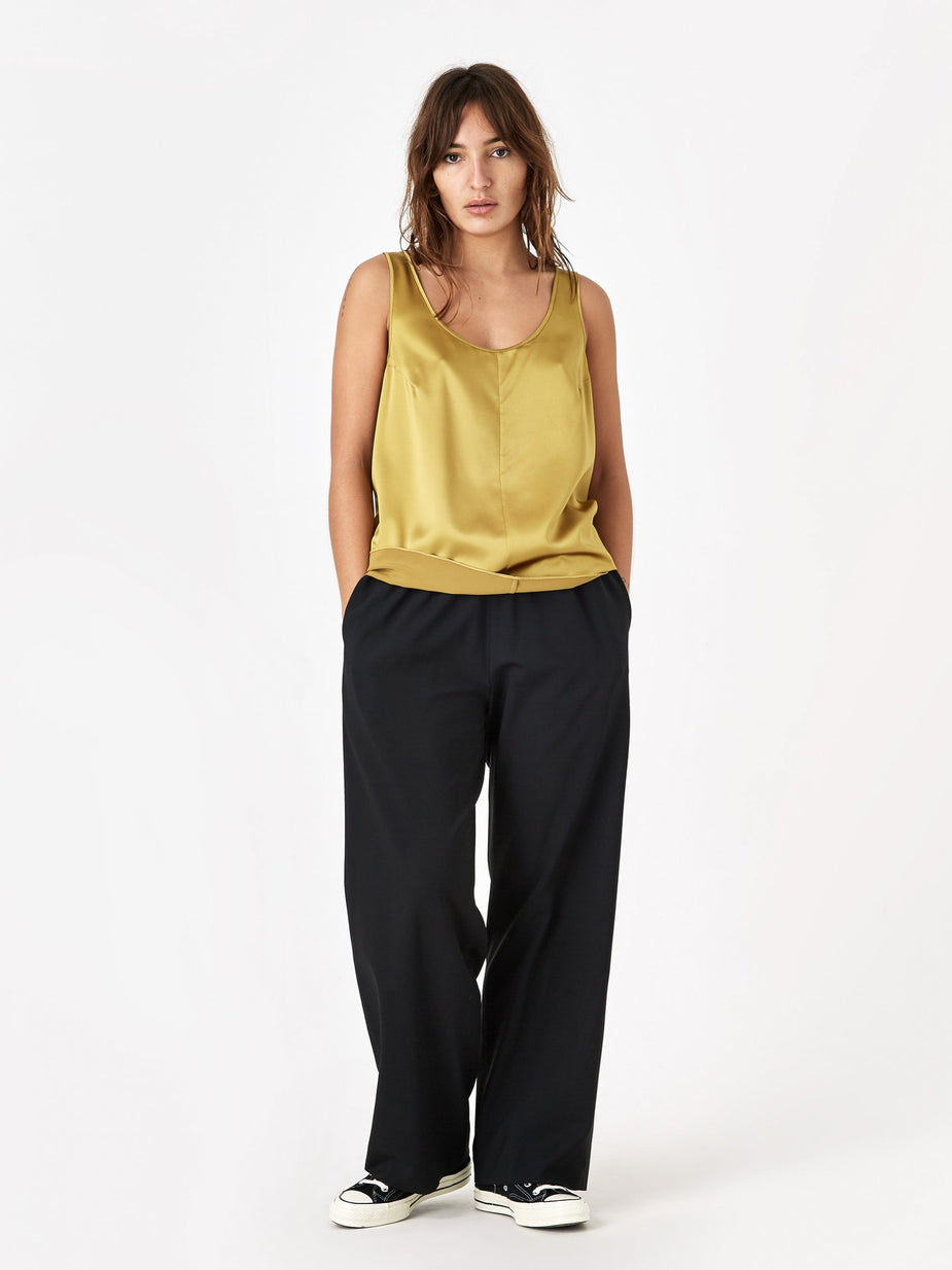 6397 6397 Silk Tank Top - Gold - Gold