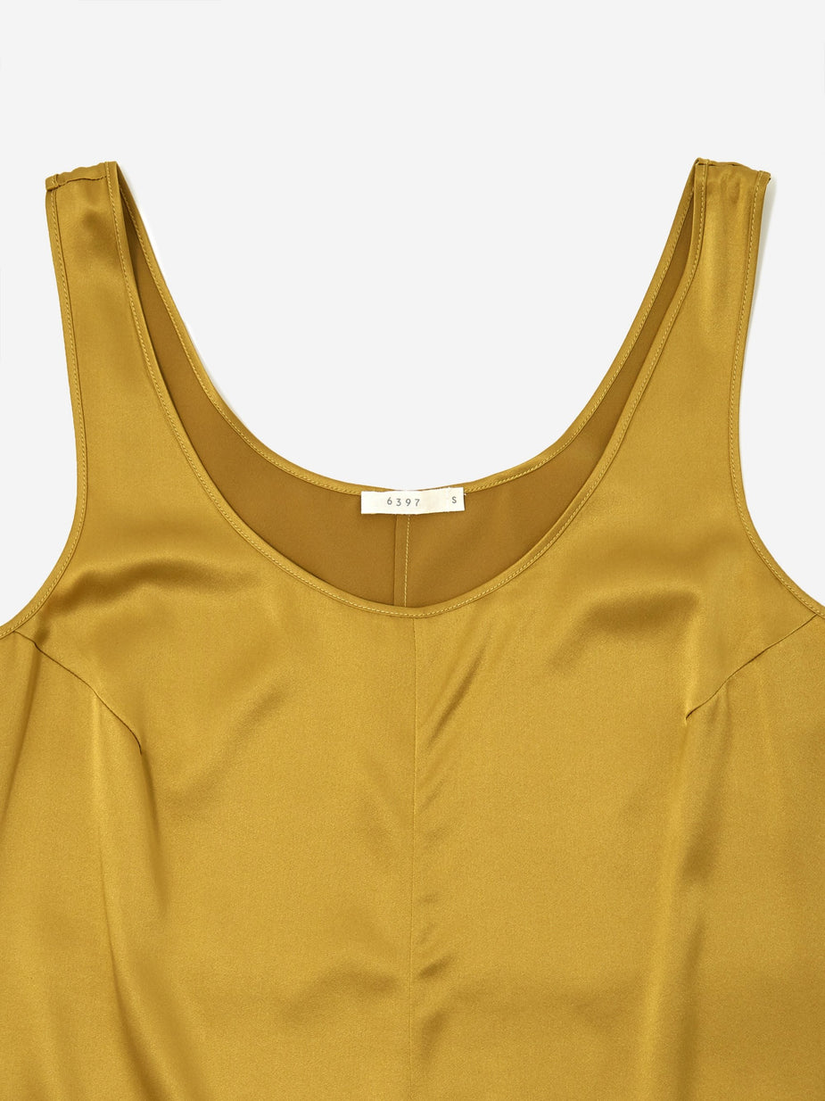 6397 6397 Silk Tank Top - Gold - Gold
