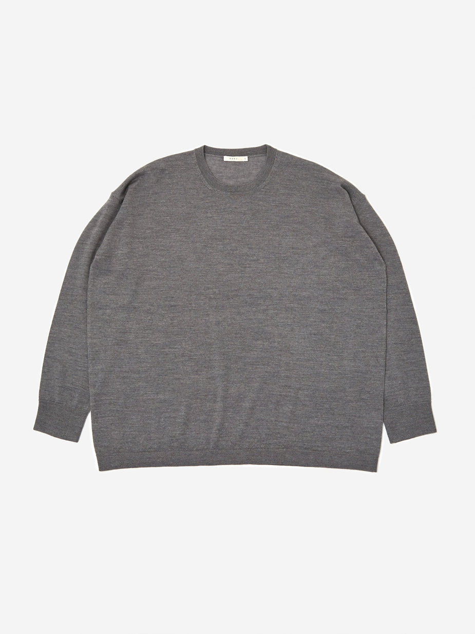 6397 6397 Slouchy Crewneck Sweatshirt - Heather Grey - Grey
