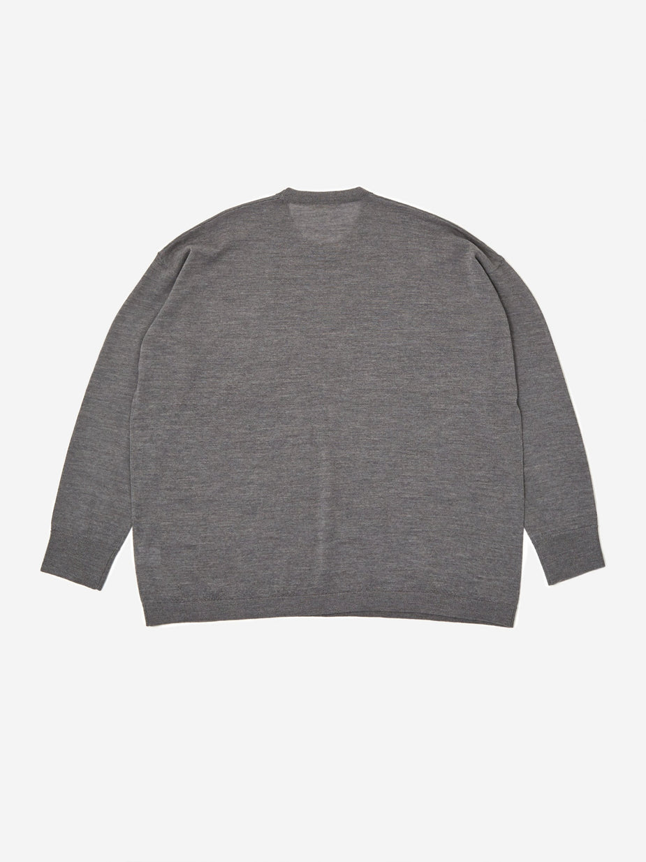 6397 6397 Slouchy Crewneck Sweatshirt - Heather Grey - Grey