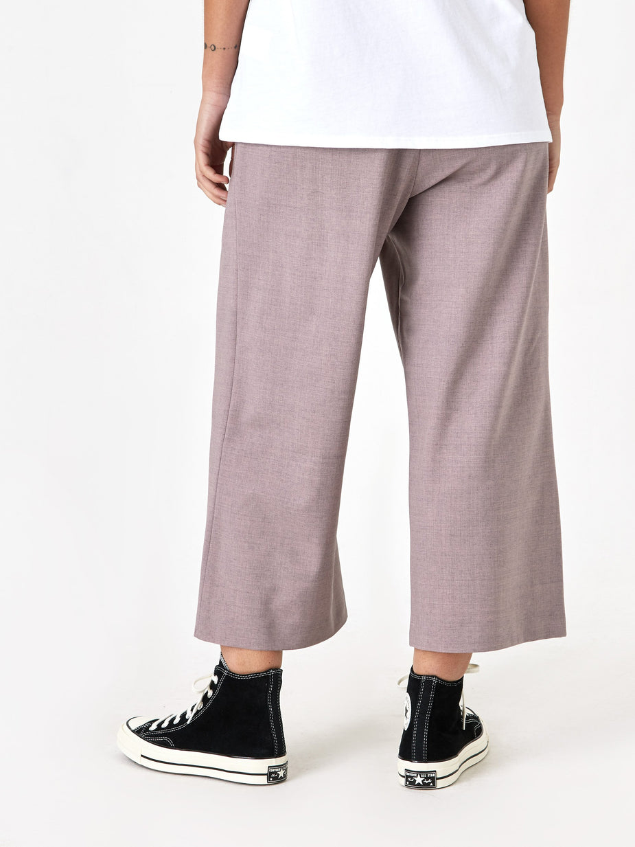 6397 6397 Wide Leg Pull On Trouser - Pink Melange - Pink