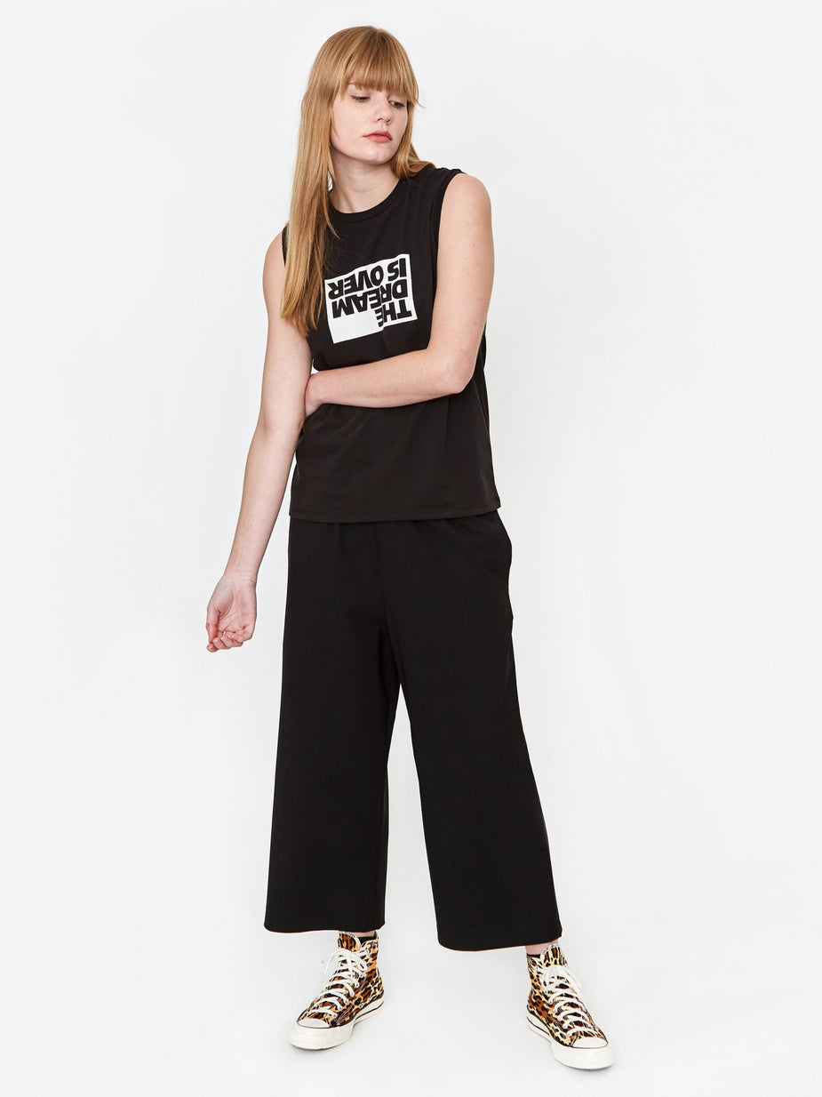 6397 6397 Wide Leg Pull On Trouser - Black - Black