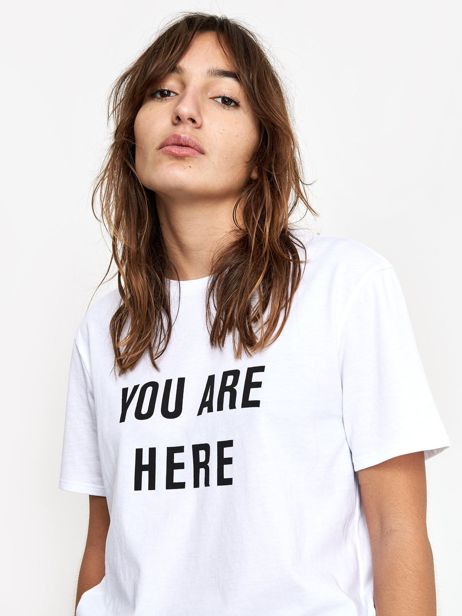 6397 6397 You Are Here Boy T-Shirt - White - White