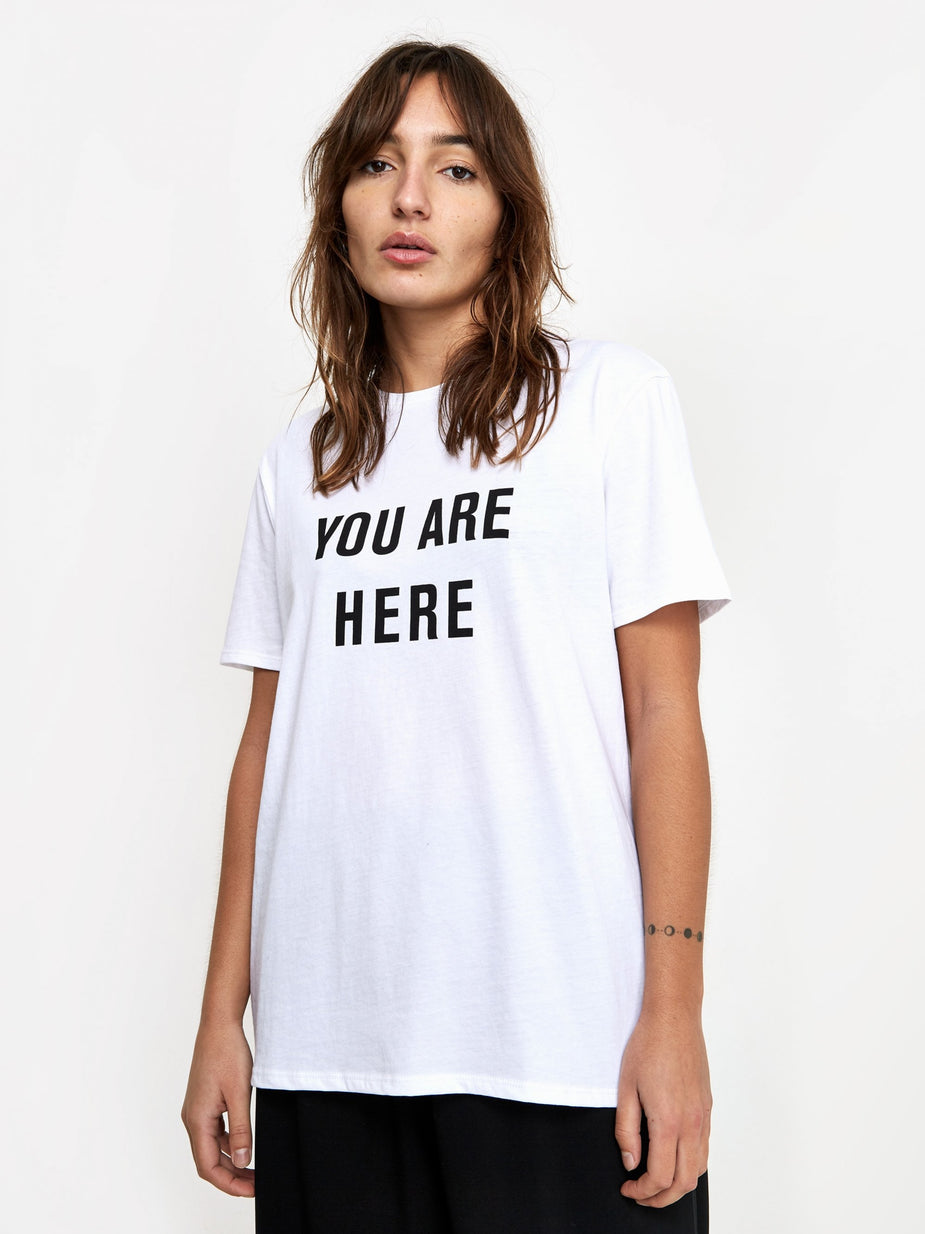 6397 6397 You Are Here Boy T-Shirt - White - White