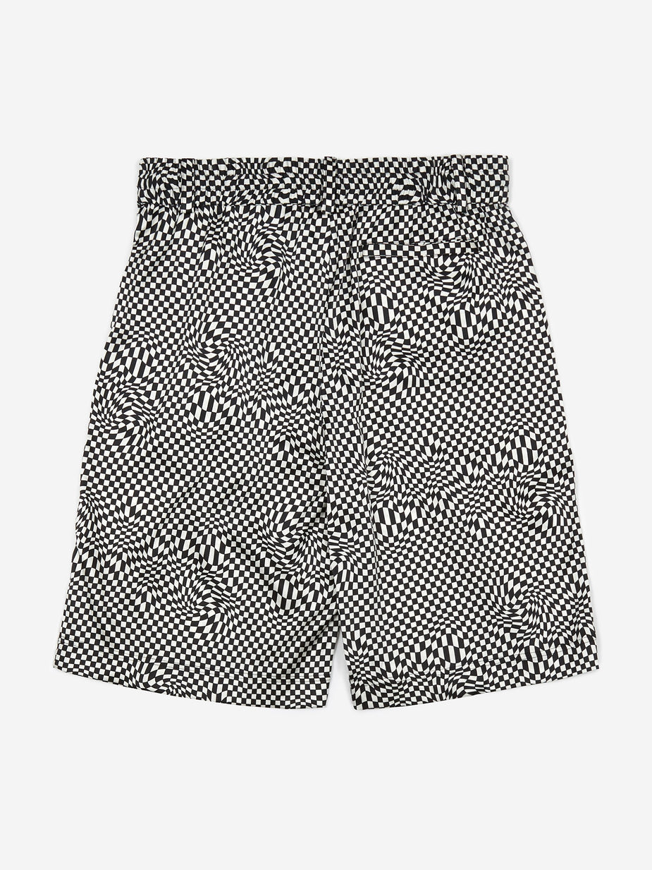6397 6397 Board Shorts - Black/White - Black