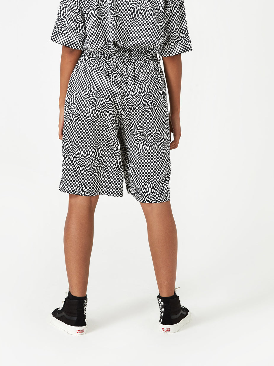 6397 6397 Board Shorts - Black/White - Black