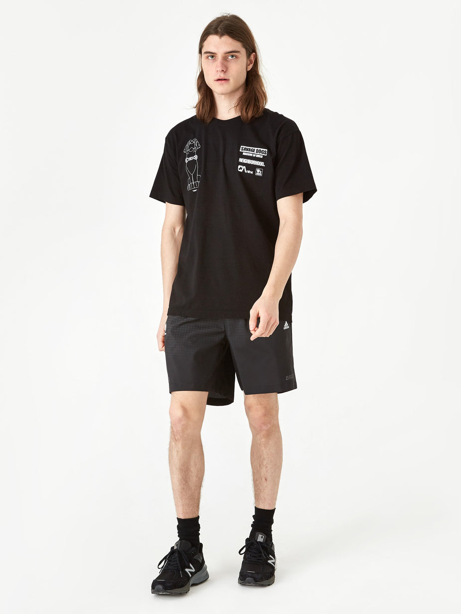 Adidas Adidas x Neighborhood Run Shorts - Black - Black