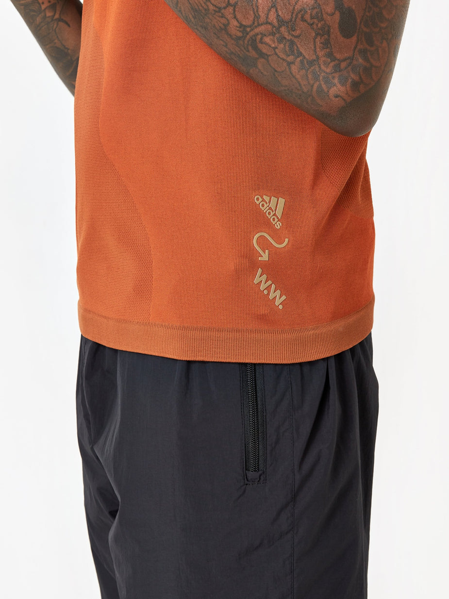 Adidas Adidas x Wood Wood 25/7 T-Shirt - Fox Red - Red