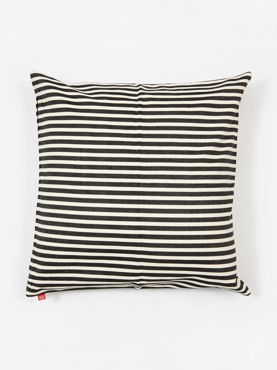 Afroart Afroart Donita Cushion 50x50 - White/Black - Black