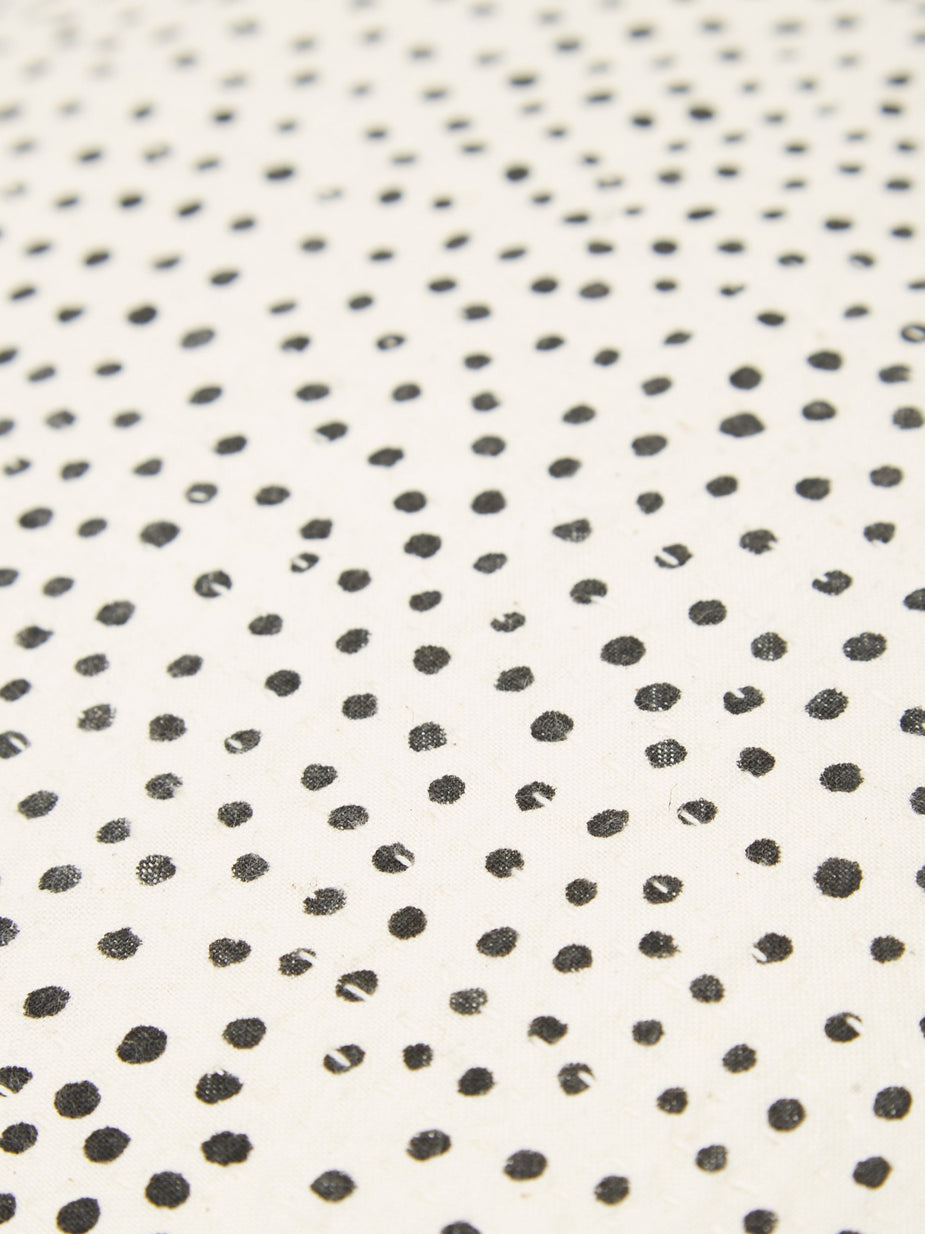Afroart Afroart Fleck Cushion 50x50 - White/Black - Black