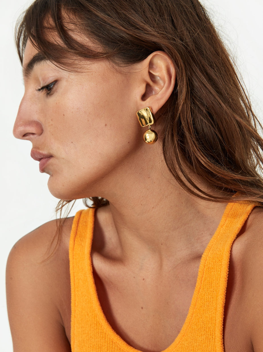 AGMES AGMES Luca Earrings - Gold Vermeil - Gold
