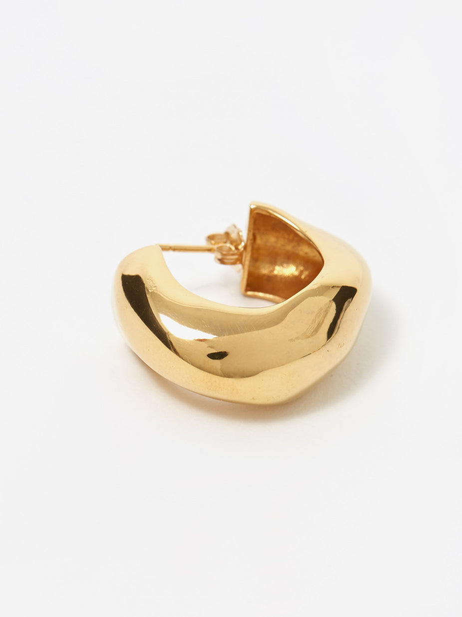 AGMES AGMES Medium Celia Hoops - Gold Vermeil - Gold