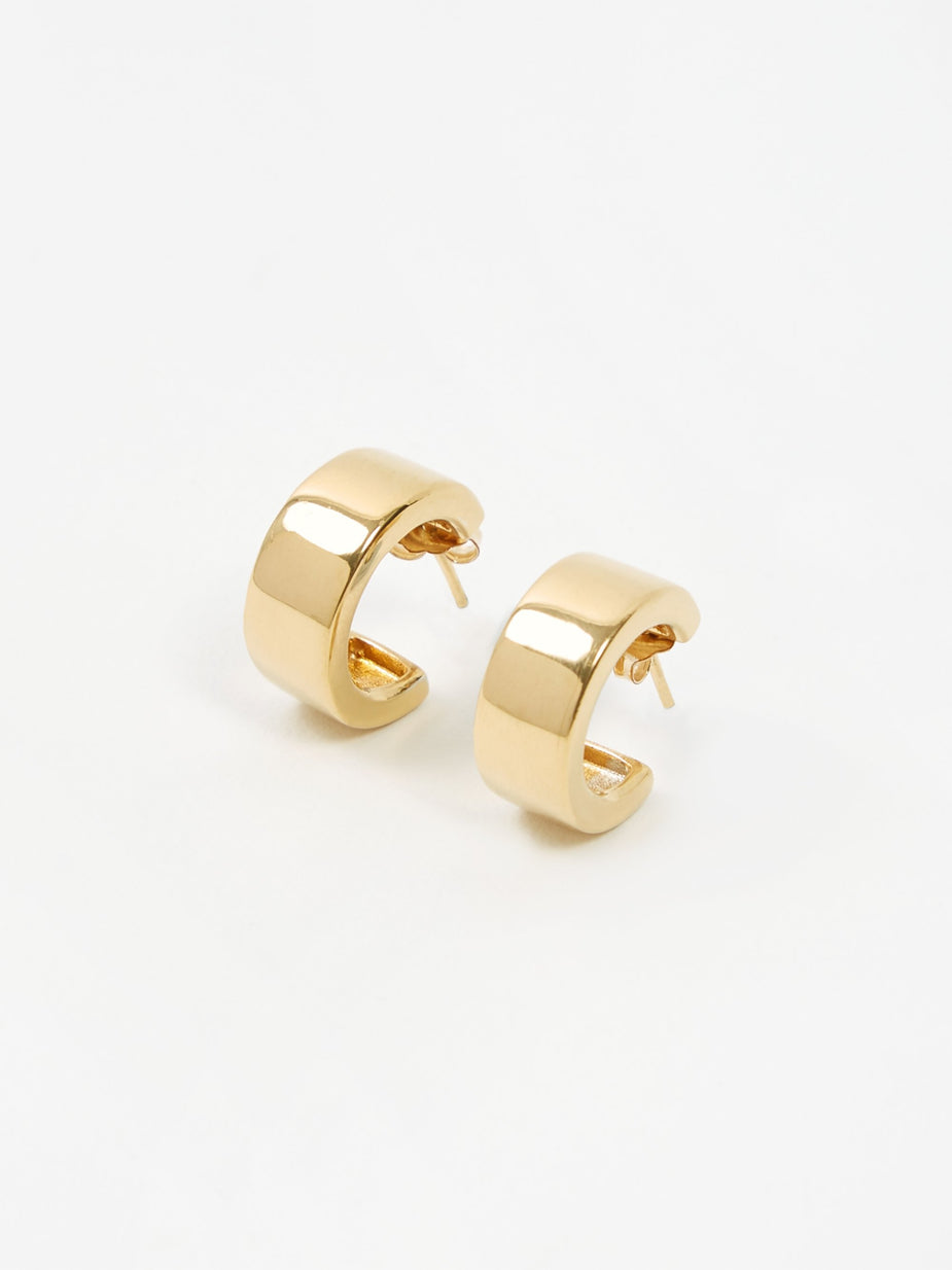 AGMES AGMES Small Modernist Hoop - Gold Vermeil - Gold