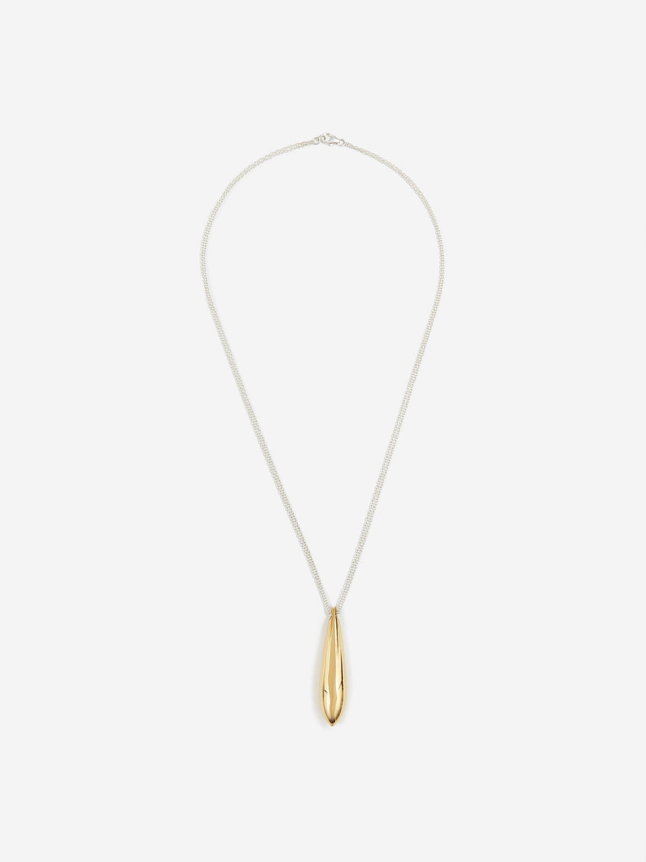 AGMES AGMES Double Chain Audrey Pendant - Gold - Gold