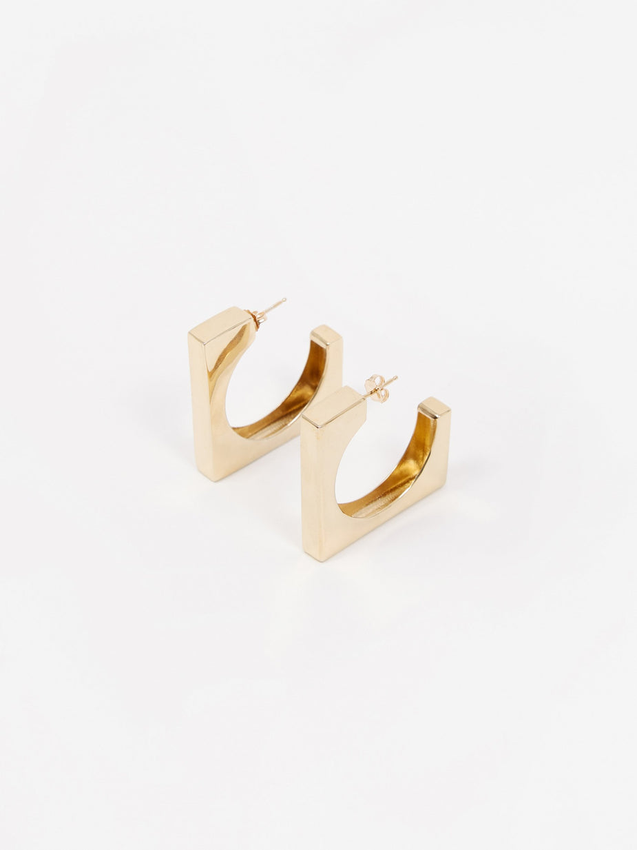 AGMES AGMES Large Isa Earrings - Gold - Gold