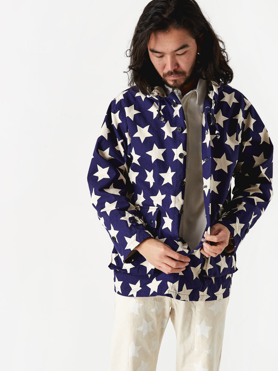 AiE AiE Krazy Parka - Natural/Navy - Blue